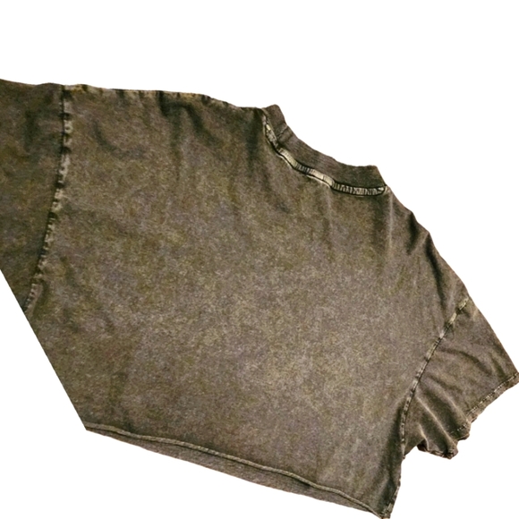 🔖Final Sale! Divided H&M Vintage Retro Cropped Acid Wash Cropped Graphic Tee - Picture 10 of 12